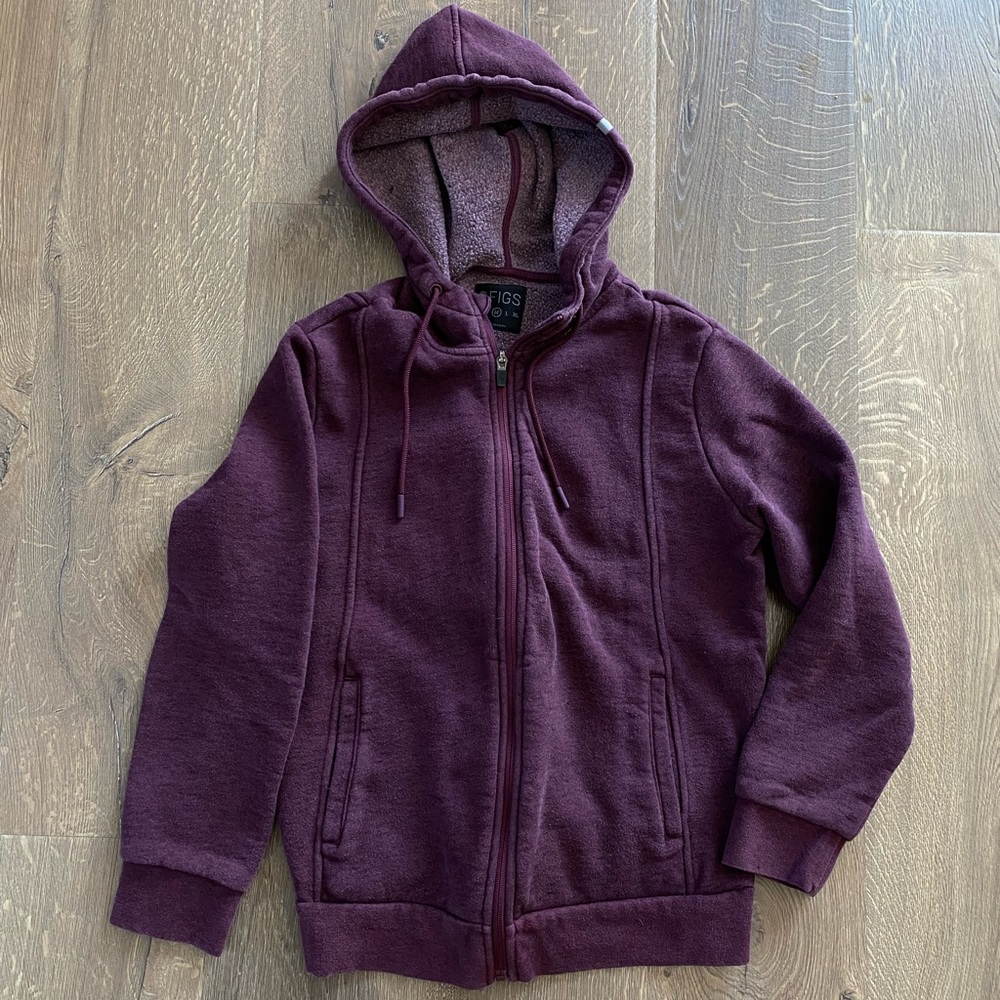 FIGS Purple Zip Up